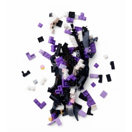 Kit Mini Blocos De Montar Zoo Animais Colecionável
