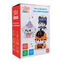 Kit Mini Blocos De Montar Zoo Animais Colecionável