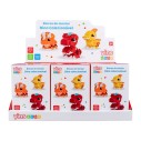 Kit Mini Blocos De Montar Dinossauros Coloridos Colecionáveis