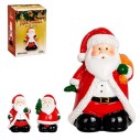 Boneco Papai Noel Enfeite De Cerâmica Decoração De Natal