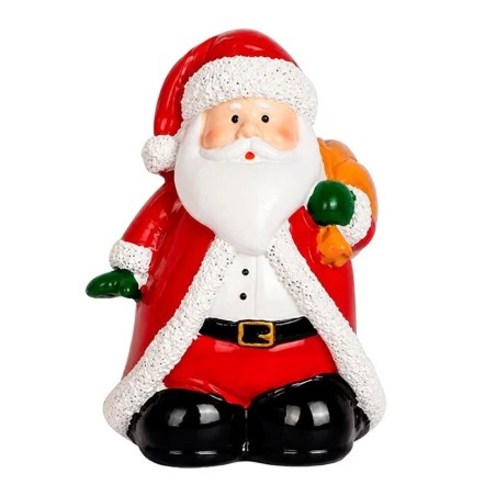 Boneco Papai Noel Enfeite De Cerâmica Decoração De Natal 2