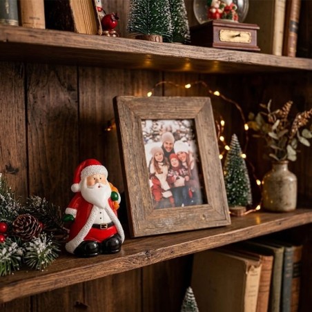 Boneco Papai Noel Enfeite De Cerâmica Decoração De Natal