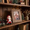 Boneco Papai Noel Enfeite De Cerâmica Decoração De Natal