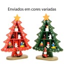Mini Árvore De Natal Madeira MDF Enfeite Decoração Natalina