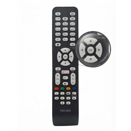 Controle Remoto Para Televisão Compatível Com TV AOC Tecla Netflix