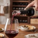 Bico Funil Aerador De Vinho Arejador Para Garrafas Em Acrilico