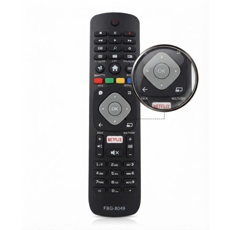 Controle Remoto Para Televisão Compatível Com TV Philips