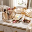 Kit 3 Necessaires Femininas Borboleta Glitter E Holográfica