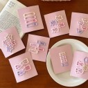 Kit Presilhas Tic Tac Infantil Cabelo Menina Tons Pastel