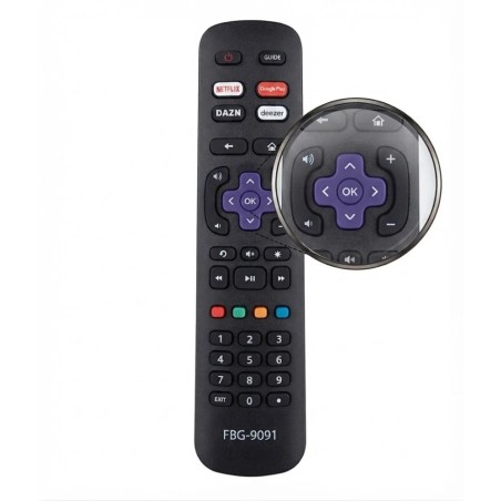 Controle Remoto Para Televisão Compatível Com TV AOC e Roku