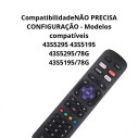 Controle Remoto Para Televisão Compatível Com TV AOC e Roku
