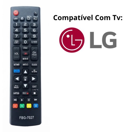 Controle Remoto Para Televisão Compatível Com TV LG Smart