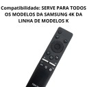 Controle Remoto Moderno Para Televisão Compatível Com TV Samsung 4K