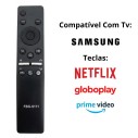 Controle Remoto Moderno Para Televisão Compatível Com TV Samsung 4K