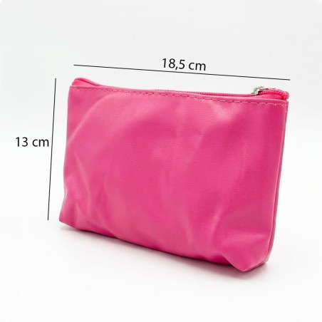 Kit 3 Necessaires Organizadoras Transparente E Tecido Viagem Maquiagem