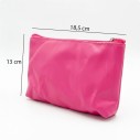 Kit 3 Necessaires Organizadoras Transparente E Tecido Viagem Maquiagem