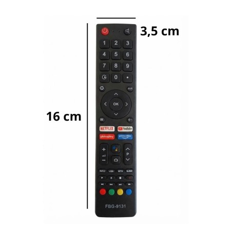 Controle Remoto Moderno Para Televisão Compatível Com TV Philco Smart