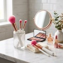 Kit Pincéis Para Maquiagem 5 Peças Com Cerdas Macias