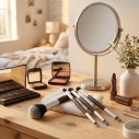 Kit 4 Pincéis Ponta Dupla De Maquiagem Rosto E Olhos 8 Funções