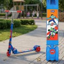 Patinete Infantil Heróis Com 3 Rodas E Luz Brinquedo Menino