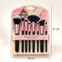 Kit Jogo De Pincéis Para Maquiagem 8 Peças Completo Para Rosto E Olhos